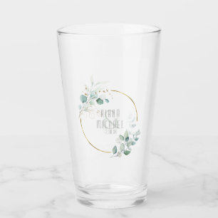 Dreamy Foliage Wedding Green/Blue ID817 Glas
