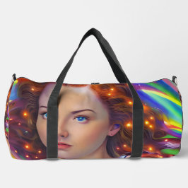Dreamy Girl mit Rainbow Lights Duffle Bag
