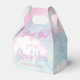 Dreamy Girly on Cloud 9. Geburtstag Geschenkschachtel
