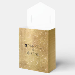 Dreamy Glitzy Glam Gold Sparkle Geschenkschachtel