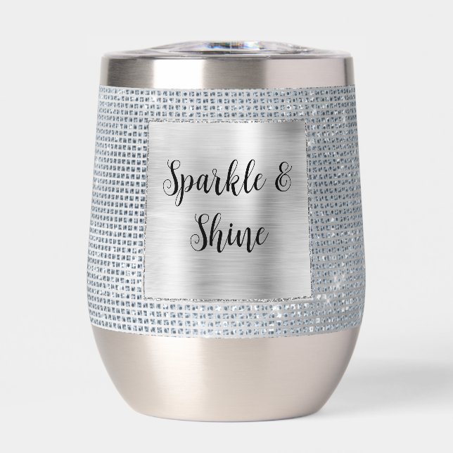 Dreamy Glitzy Silver Sparkle (Vorderseite)