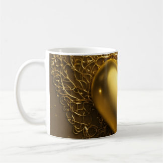 Dreamy Golden Heart Tasse