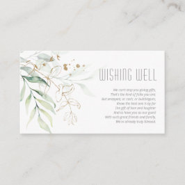 Dreamy Greenery Wishing Well V3 Green/Blue ID817 Begleitkarte