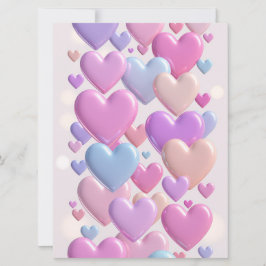 Dreamy Hearts Karte