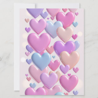 Dreamy Hearts Karte