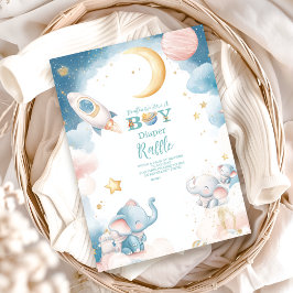 Dreamy Houston, wir haben eine Junge Diapper Raffl Begleitkarte