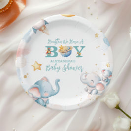 Dreamy Houston, wir haben einen Jungen im Weltraum Pappteller