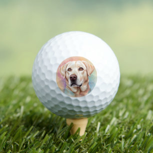 Dreamy Labrador Retriever Magisches Portrait Golfball