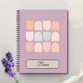 Dreamy Lavender Color Block Notebook Notizbuch