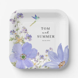 Dreamy Lilac Wedding Pappteller