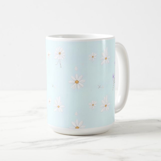 Dreamy Mint Meadow Kaffeetasse (VorderseiteRechts)