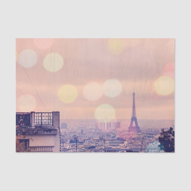 Dreamy Montmartre Paris Dekoupage Tissue Seidenpapier (Vorderseite)