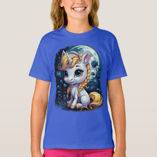 Dreamy Moon Unicorn Sweet Little Unicorn T-Shirt