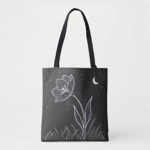 Dreamy Moonlit Blume Kunst, Dichtung und Musik