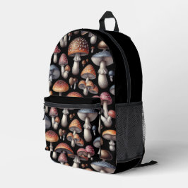 Dreamy Mushrooms Bedruckter Rucksack