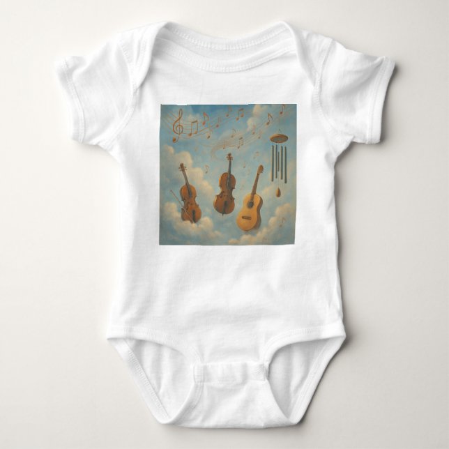Dreamy Musical Baby Strampler (Vorderseite)