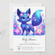 Dreamy Mythical Fox Baby Dusche