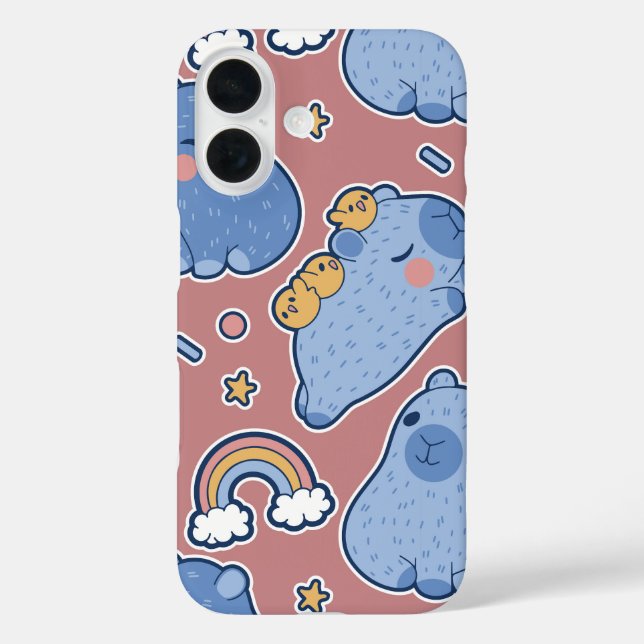 Dreamy Nickerchen Squad Capybara Case-Mate iPhone Hülle (Rückseite)
