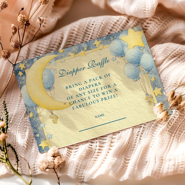 Dreamy Night Sky Diapper Raffle Begleitkarte (Von Creator hochgeladen)