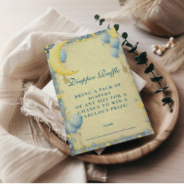 Dreamy Night Sky Diapper Raffle Begleitkarte