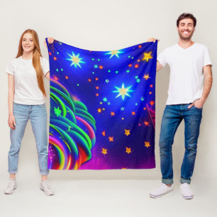Dreamy Night Sky Fleecedecke