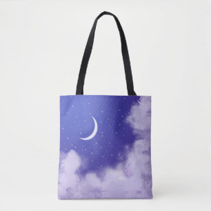 Dreamy Night Sky mit Crescent Moon