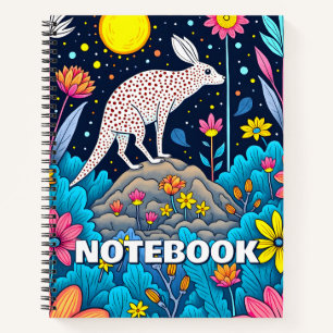 Dreamy Nighttime Forest Notizbuch