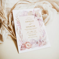 Dreamy Ocean Wedding Tropical Pastel Corals Beach