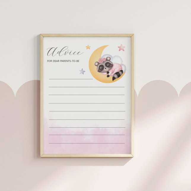 Dreamy Over the Moon Raccoon Advice for Baby Game (Dreamy Over the Moon Raccoon Advice For Baby Game)