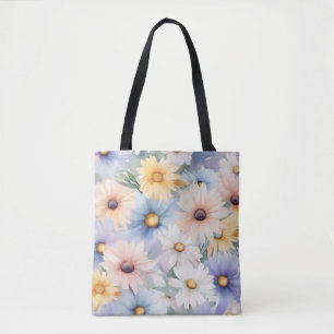 Dreamy Pastel Daisies Muster Wasserfarbe