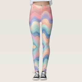 Dreamy Pastel Gradient Leggings