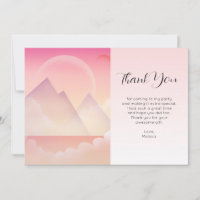 Dreamy Pastel Mountain Landschaft