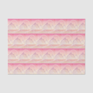 Dreamy Pastel Mountain Landschaftsmuster Seidenpapier