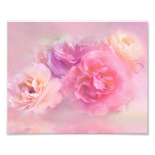 Dreamy Pastel Rose Fotodruck
