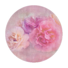 Dreamy Pastel Rose Schneidebrett