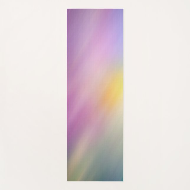 Dreamy Pastel Sunrise Gradient Yogamatte (Vorderseite)