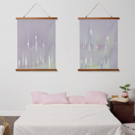 Dreamy Pastel Venice Wandteppich Mit Holzrahmen