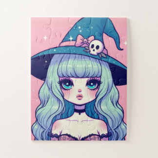 Dreamy Pastel Witch Puzzle