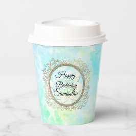 Dreamy Pastels Lotus Blume Paper Pappbecher