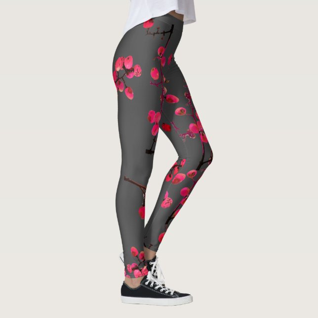Dreamy Pepper Tree Pink Frucht Leggings (Rechts)
