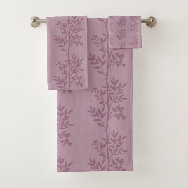 Dreamy Petals auf den Zweigen groß Badhandtuch Set (Insitu)