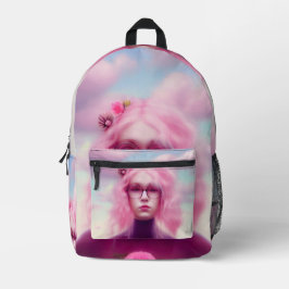 Dreamy Pink Bedruckter Rucksack
