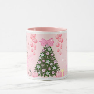 Dreamy Pink Christmas Mug / Soft Girl✨ Tasse