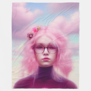 Dreamy Pink Fleecedecke
