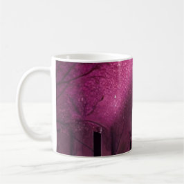 Dreamy Pink Nightscape Kaffeetasse