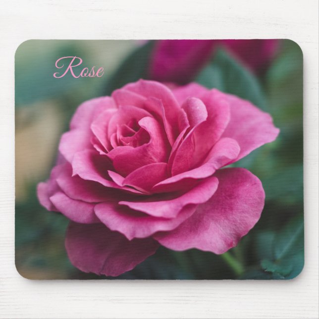 Dreamy Pink Rose Mousepad (Vorne)