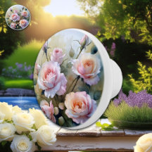 Dreamy Pink Watercolor Rose