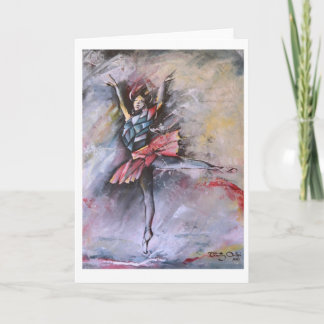Dreamy Pirouette Grußkarte von Timothy Orikri Karte