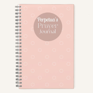 Dreamy Prayer Journal (anpassbar) Notizbuch