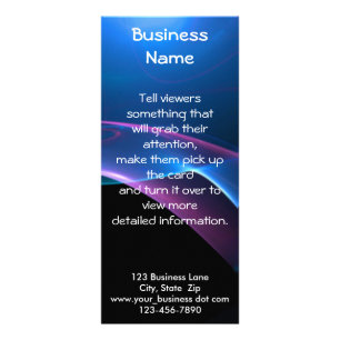 Dreamy Purple and Blue Sweep Werbekarte